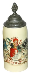 1L Munich Child 1889 Turnfest Stein