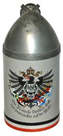 Artillery Shell Character Stein w Imperial Eagle