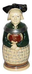 Woman in Ethnic Clothes Character Stein
