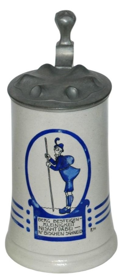 Franz Ringer Stein of  Hiker with Verse (1 of 4)