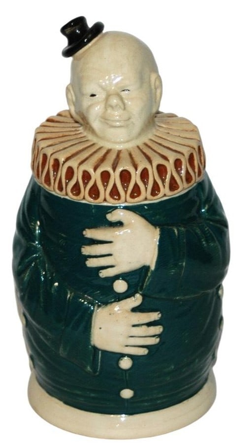 Clown Character Stein Pottery Merkelbach & Wick (1 of 4)