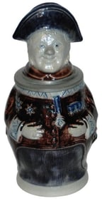 French Soldier in Uniform HR Character Stein
