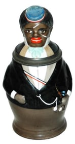 Black Dueling Fraternal Student Character Stein