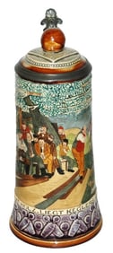 Men Watch Bowling Stein w 3D Bowling Ball Inlay