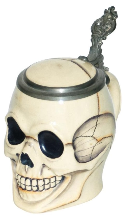 Marzi & Remy Skull Character Stein w Inlay (1 of 3)