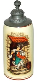 1L Target Girl Schutzenliesl Pottery Stein
