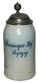 3L Thuringer Scratch Decoration Stoneware Stein