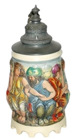 1-1/4L Dumler & Breiden Stein w People Around Body