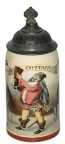 Mettlach Falstaff w Boot and Spur Stein
