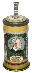 Mettlach Richard Wagner Opera Characters Stein
