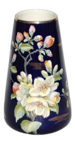 Uncommon Mettlach Asian Dogwood 5-3/4" Vase