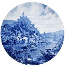 Villeroy & Boch Dresden Plaque of Castle Estate