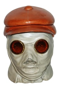 Rare 1L Chauffeur Bohne Character Tobacco Jar
