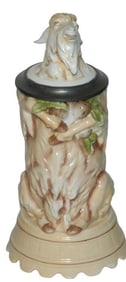 Uncommon Ram Music Box Base Character Stein