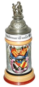 Regimental Double Unit No 14 & No 50 Stein