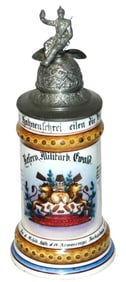 Regimental Armeecorps Stein w Baker Symbols