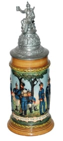 Regimental Relief Soldiers Around Stein Body