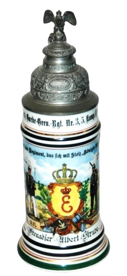 Regimental Garde Gren Nr 3 Two Side Scenes Stein (1 of 4)