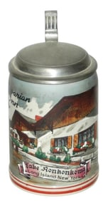 Bavarian Inn Long Island NY Stoneware Stein