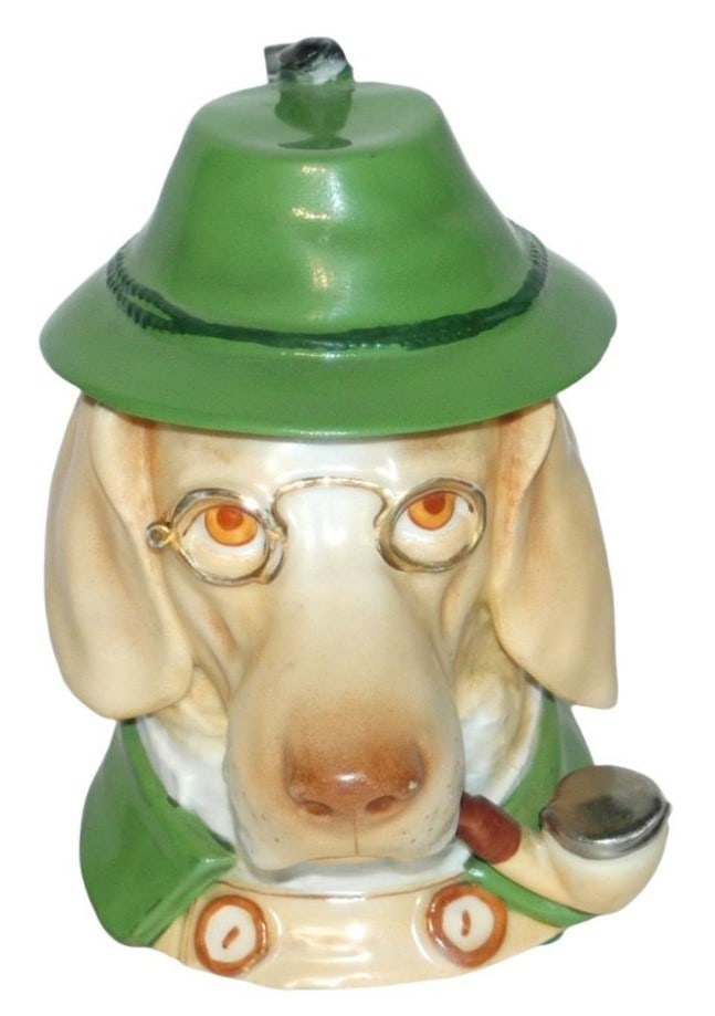Gentleman Dog w Pipe Schierholz Character Stein (1 of 4)