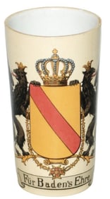 Mettlach Beaker w Baden Shield