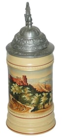 Mettlach Van Hauten Heidelberg Castle Stein