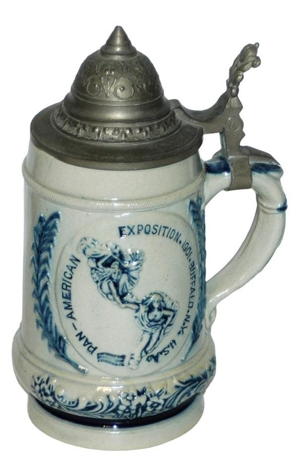 3/10L Whites Utica Pan American Buffalo NY Stein (1 of 4)