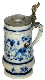 1L Whites Utica Dwarfs w Steins Stoneware Stein