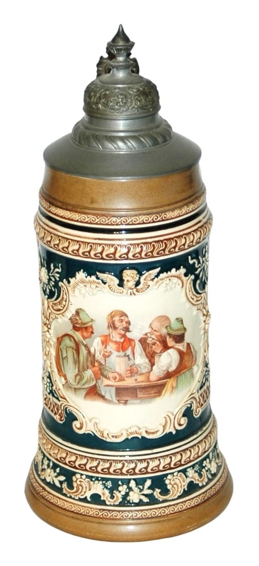 1L HR Decorated Table Scene Stein (1 of 4)