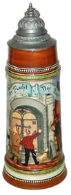 2L HR Students at Closed Pub Etched Stein