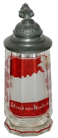 3/10L Wheel-cut Strand von Niendorf Glass Stein