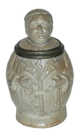 Chubby Monk Stoneware Character Stein