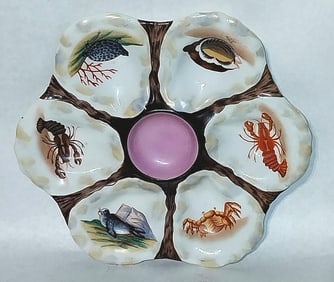 Porcelain 9 1/2" Oyster Plate