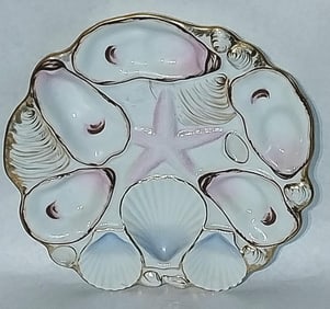 Porcelain 9 1/2" Oyster Plate
