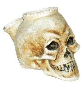 Bohne Porcelain Skull Character Pipe