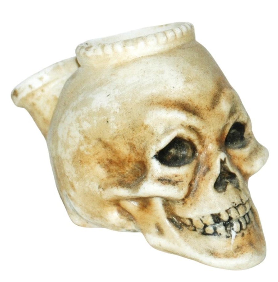 Bohne Porcelain Skull Character Pipe