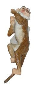 Bohne Porcelain Hanging Monkey Character Figure