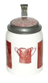 Yale University Stein w Student Signatures  c.1900