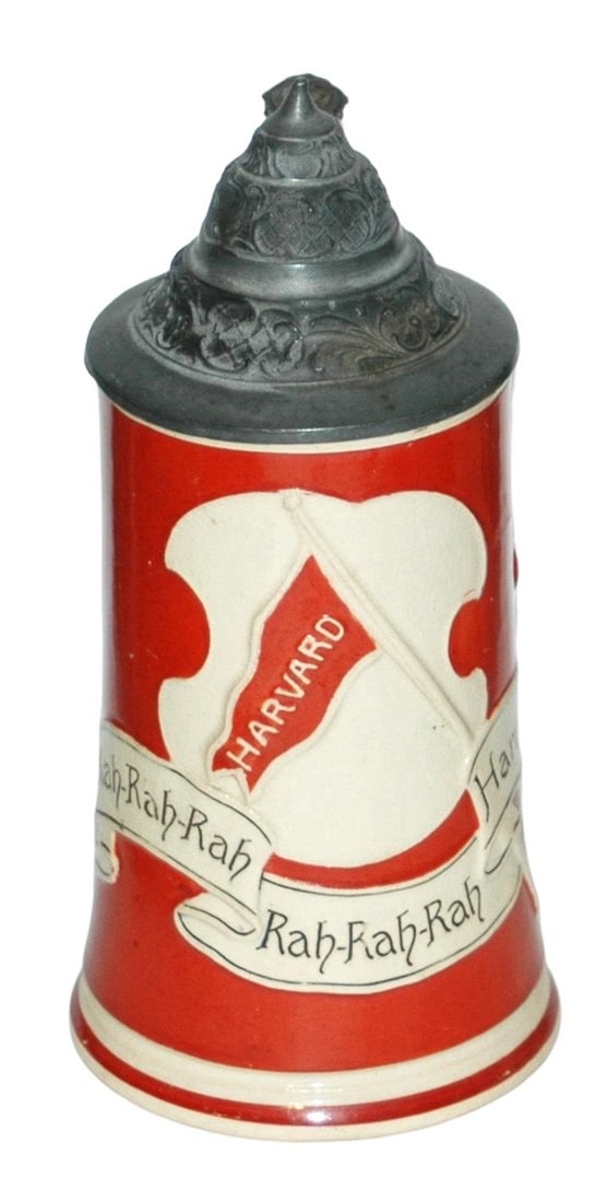 Harvard University Pennant Souvenir Stein (1 of 4)