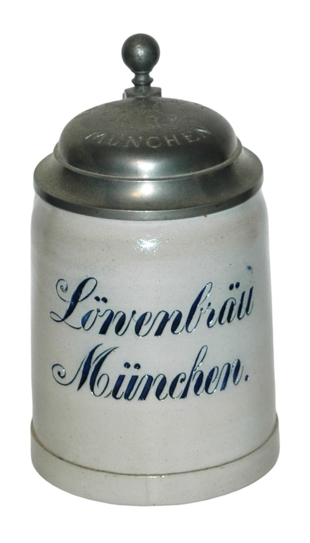 Lowenbrau Munchen Brewery Stein w Matched Lid (1 of 4)