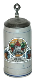 1L Building Scene, Lyrics, Man & Woman Stein