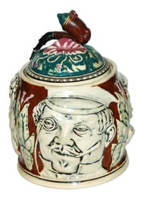 1L Tobacco Jar Soldier, Pipe Smoker & Cigar Smoker