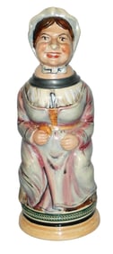 Thewalt Woman on a Stump Character  Stein