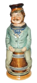 Thewalt Man on a Barrel Character Stein