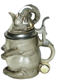 Elephant Schierholz w Sad Radish Character Stein