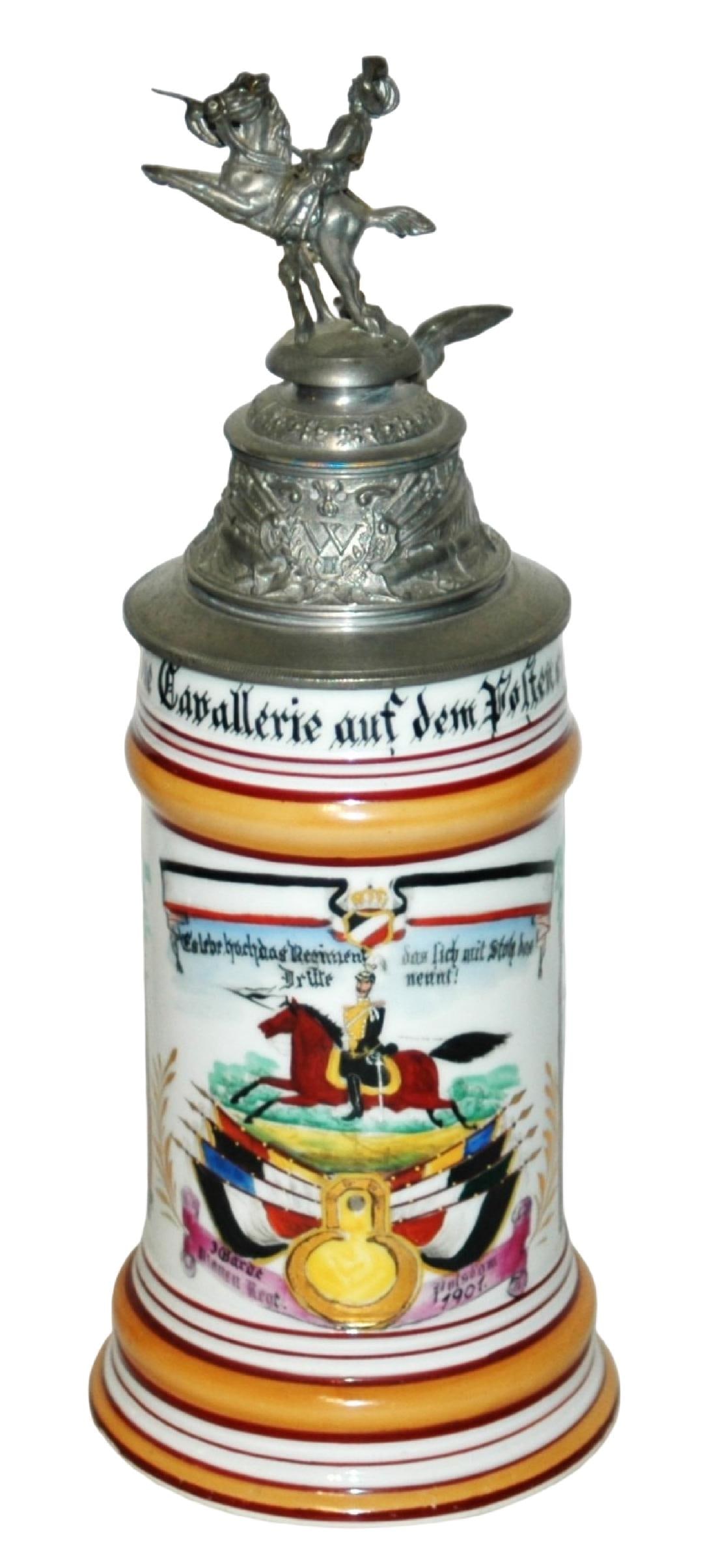 Ulan Regimental Stein w Guard Star on Thumblift (1 of 5)