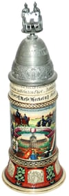 Regimental Oberels Feld Art No 51 Stein w Horse