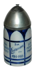 Artillery Shell Stoneware Character Stein 1915