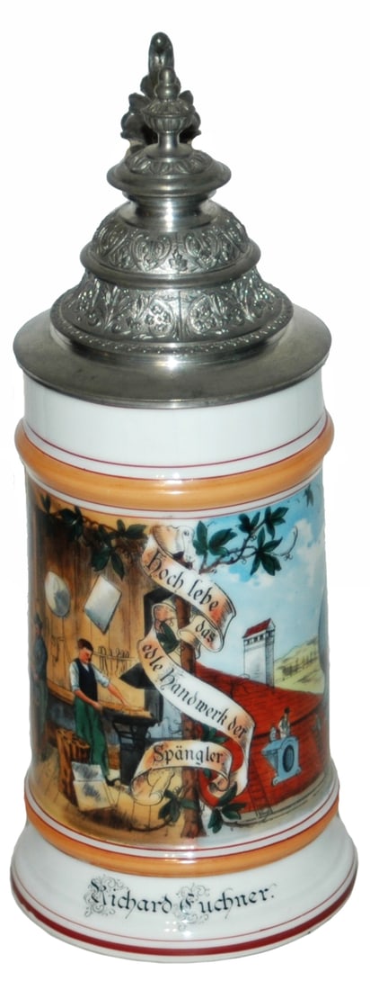 Occupational Tinsmith Workshop & Roof Scenes Stein (1 of 4)