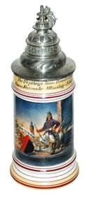 Occupational Fireman w Firehose  Stein